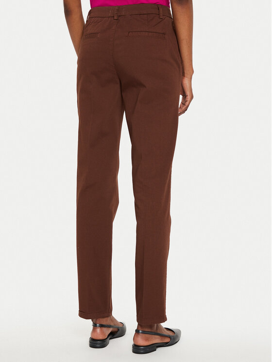 United Colors Of Benetton United Colors Of Benetton Chino hlače 4GD7DF061 Rjava Regular Fit
