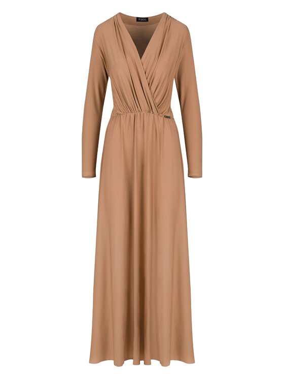 FIGL FIGLFIGL Vestito M705 Beige Regular Fit