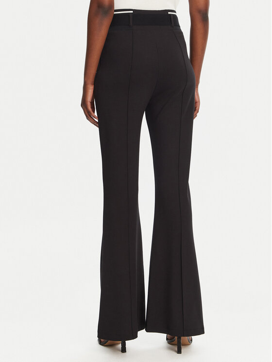 Liu Jo Sport Liu Jo Sport Παντελόνι υφασμάτινο TA5256 JS182 Μαύρο Flare Fit