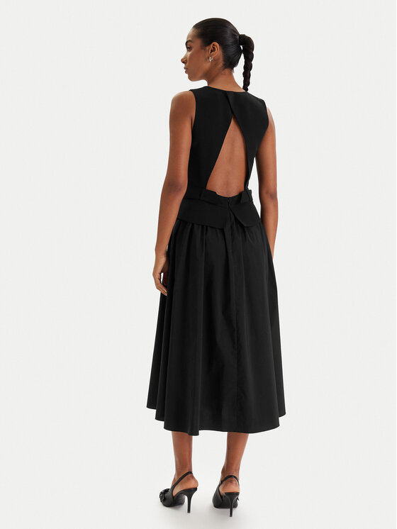 KARL LAGERFELD KARL LAGERFELD Sukienka koktajlowa B1W13023 Czarny Regular Fit