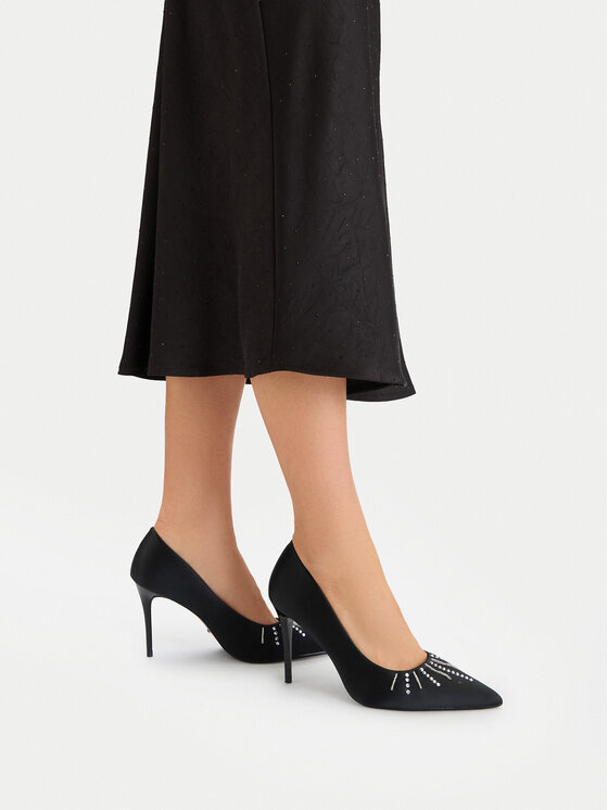 DeeZee Pantofi cu toc subțire CEO-CD24-205 Negru