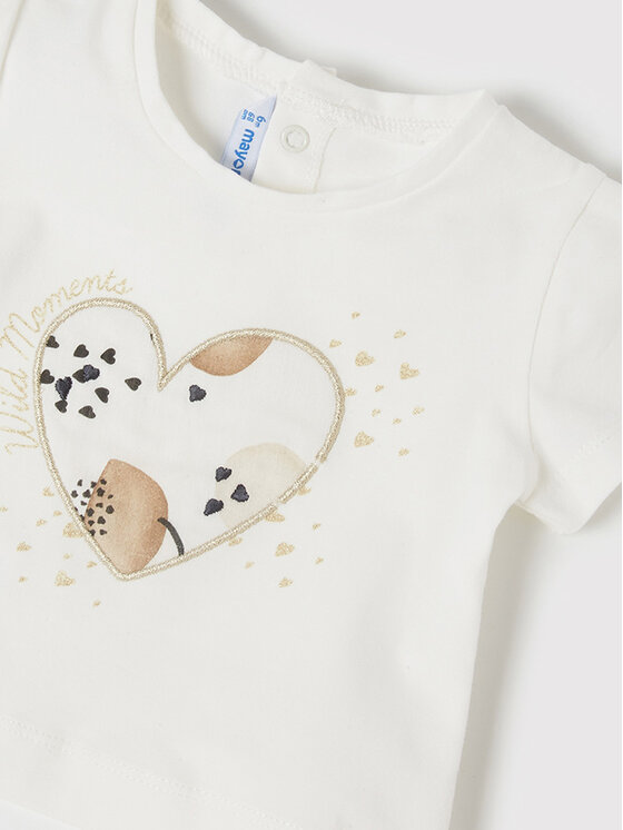 Completo T-shirt e gonna 1942 Bianco Regular Fit