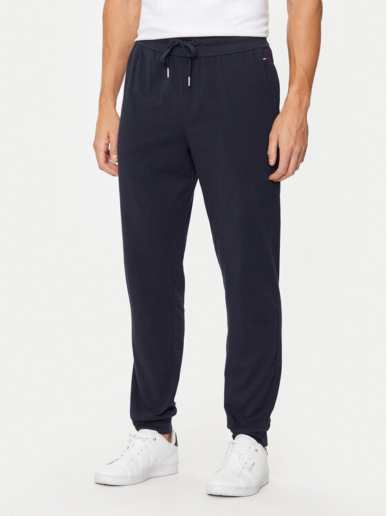 Tommy Hilfiger Teplákové nohavice UM0UM03367 Tmavomodrá Regular Fit