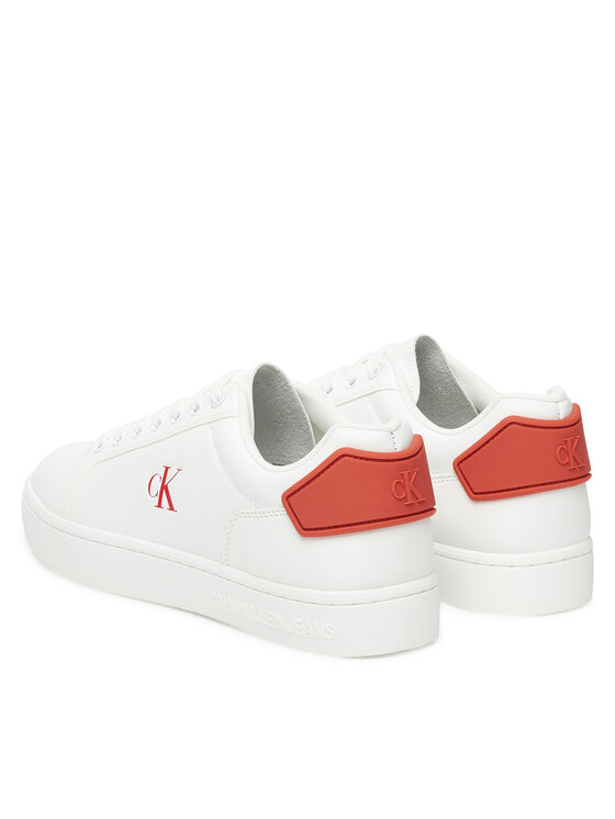 Calvin Klein Jeans Calvin Klein Jeans Sneakers Classic Cupsole Ru Patch Lth YM0YM01297 Alb