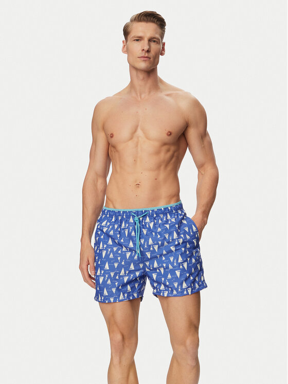 Ysabel Mora Ysabel Mora Pantaloni scurți pentru înot 90385 Albastru Regular Fit
