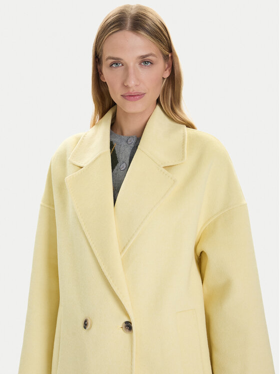 ViCOLO ViCOLO Villane mantel TF0003 Kollane Regular Fit