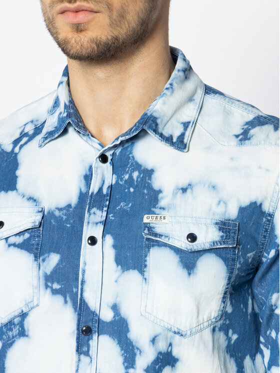 Camicia M02H02 D4031 Multicolore Slim Fit