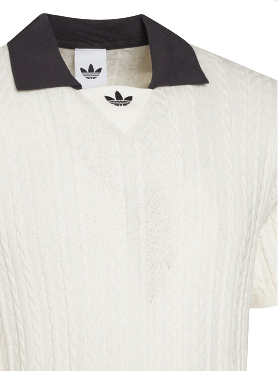 adidas adidas Polokošeľa KR9765 Biela Loose Fit