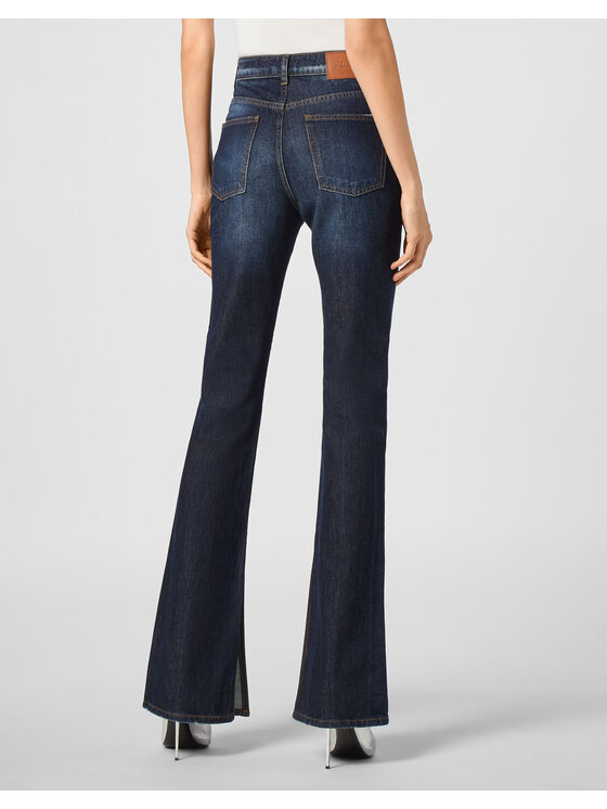 PHILIPP PLEIN PHILIPP PLEIN Jeansy 1863 Niebieski jasny Flare Fit