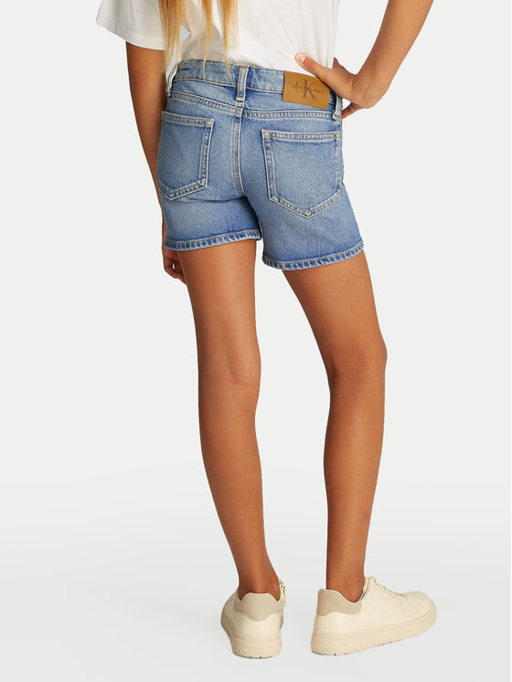Calvin Klein Jeans Calvin Klein Jeans Džínsové šortky IG0IG02892 Modrá Slim Fit
