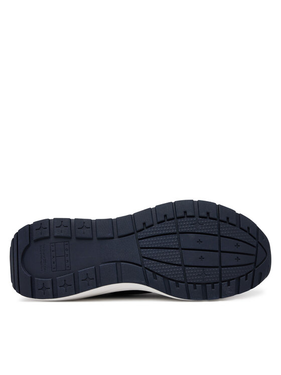 Tommy Jeans Tommy Jeans Sneakersy Runner Kntitted EM0EM01555 Granatowy