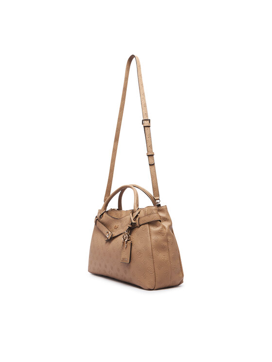 Guess Guess Torebka Ella Logo HWPD97 46060 Beżowy ciemny