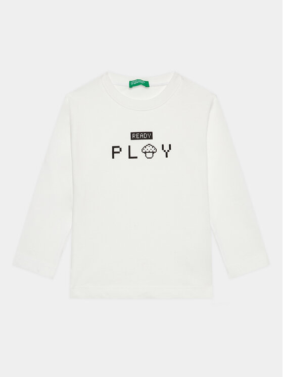 United Colors Of Benetton United Colors Of Benetton Blusa 3096G10AB Bianco Regular Fit