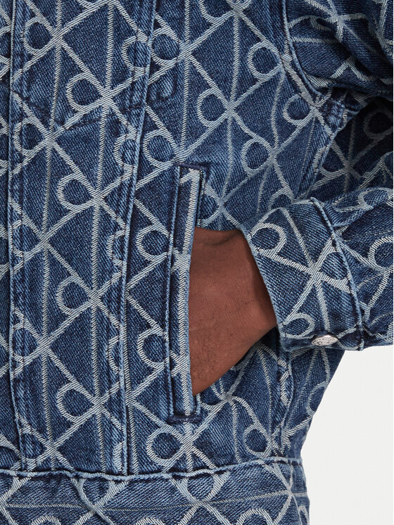 Calvin Klein Jeans Calvin Klein Jeans Džinsinė striukė LV04RD767G Mėlyna Regular Fit