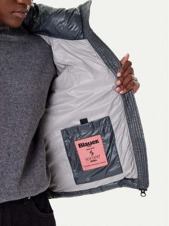 Blauer Blauer Geacă de iarnă 25WBLDC02170 Gri Regular Fit