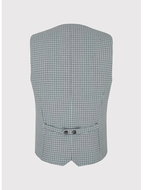 Pako Lorente Pako Lorente Kamizelka P22SF-8X-013 Zielony Slim Fit