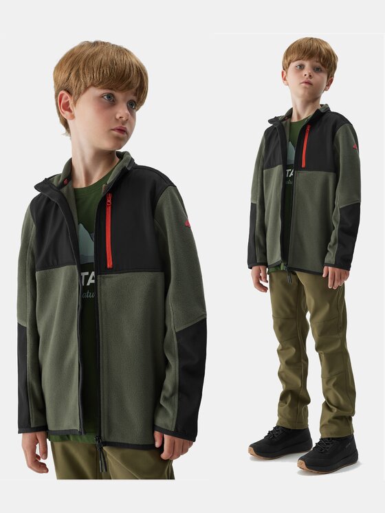 4F 4F Polar 4FJAW23TFLEM106 Zielony Regular Fit