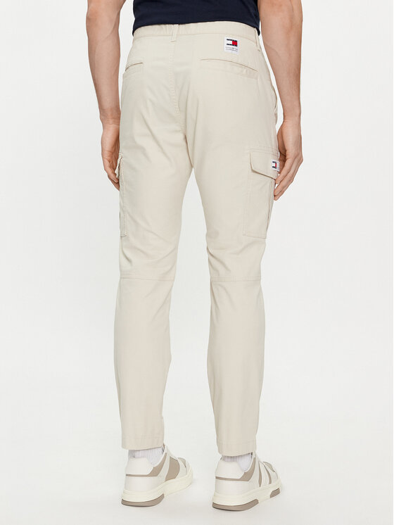 Tommy Jeans Tommy Jeans Hlače Austin DM0DM18940 Bež Slim Fit