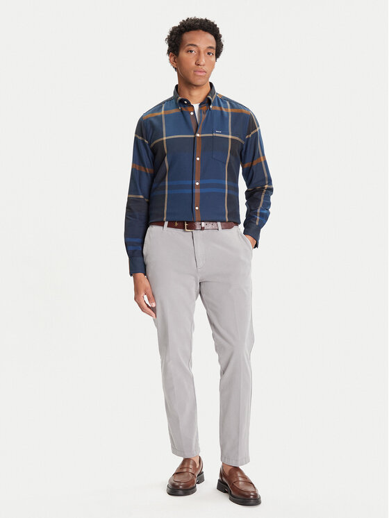 Barbour Barbour Риза Dunoon MSH4980TN54 Тъмносин Regular Fit