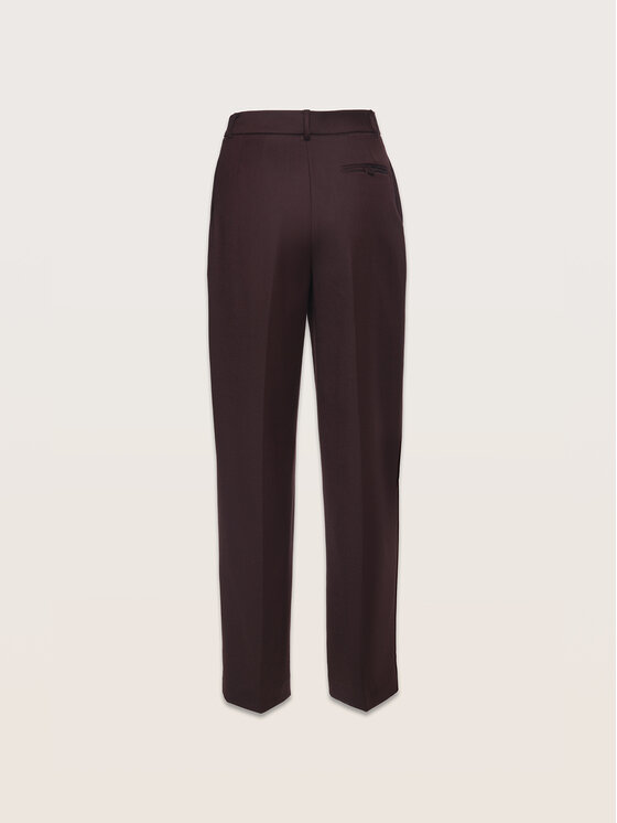 La Mania La Mania Společenské kalhoty COLIN Fialová Classic Fit