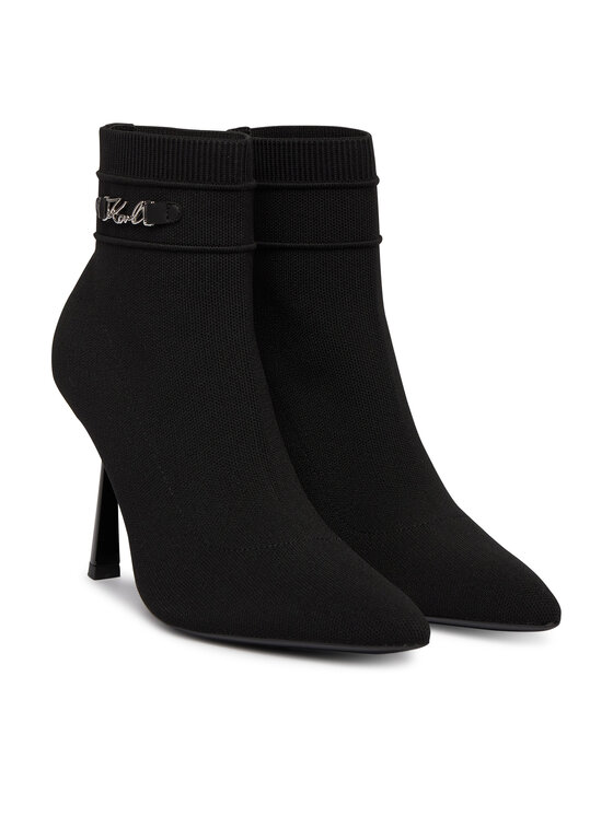KARL LAGERFELD KARL LAGERFELD Botki Pandara KL31346A Czarny