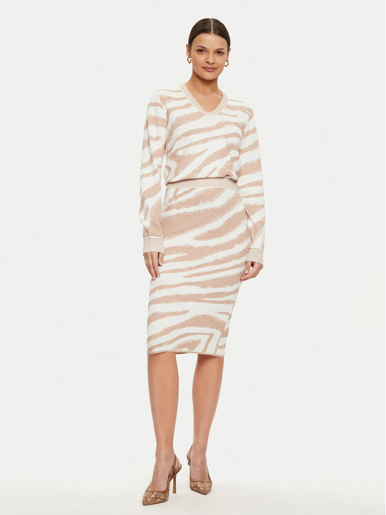 Liu Jo Liu Jo Sweater TF4107 MS49I Bézs Regular Fit