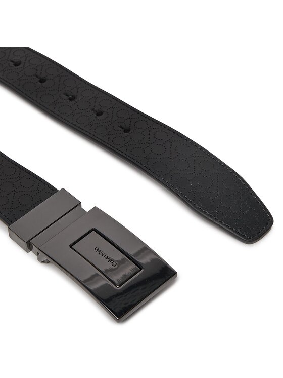Calvin Klein Calvin Klein Ζώνη Ανδρική Adj/Rev Formal Plaque Mono 35mm K50K511573 Μαύρο