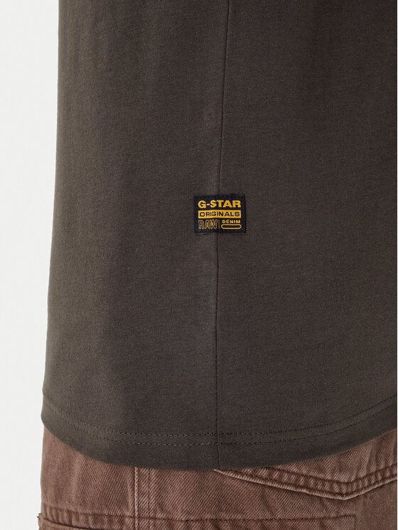 G-Star Raw G-Star Raw Тишърт Base-S D16412-336 Зелен Regular Fit