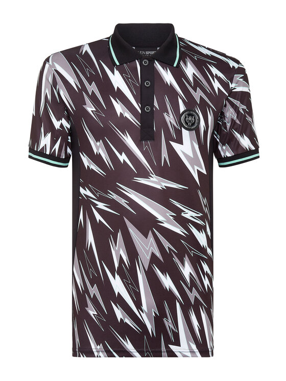Plein Sport Plein Sport Polo 1979 Czarny Slim Fit