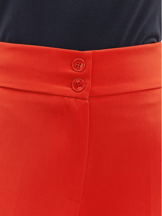 Maryley Maryley Stoffhose 24EB680/43FI Rot Regular Fit