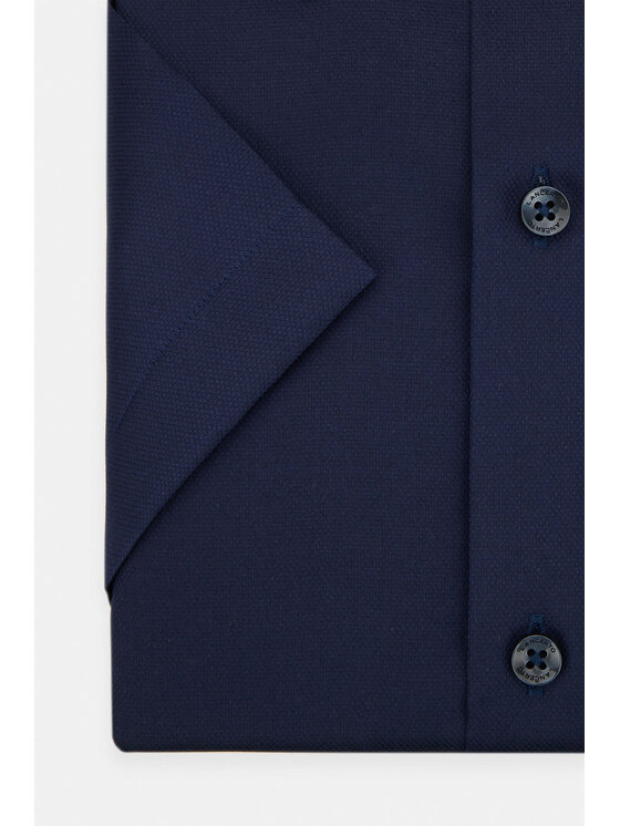 Lancerto Lancerto Koszula Meryl KO073123000047 Granatowy Slim Fit