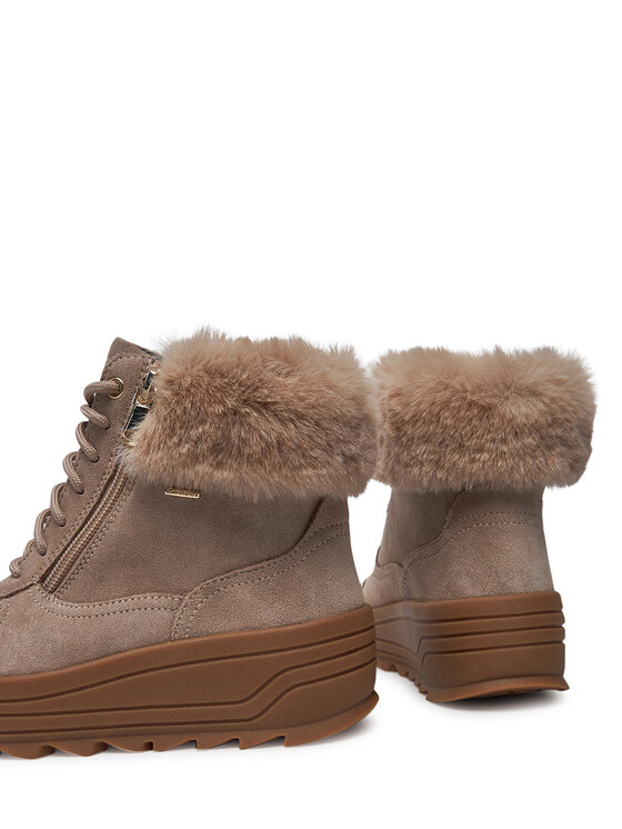 Geox Geox Polokozačky D46WNB 00022 C6738 Hnědá
