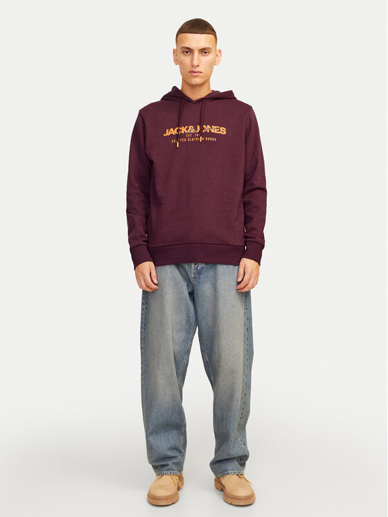 Jack&Jones Jack&Jones Sweatshirt Alvis 12256848 Dunkelrot Standard Fit