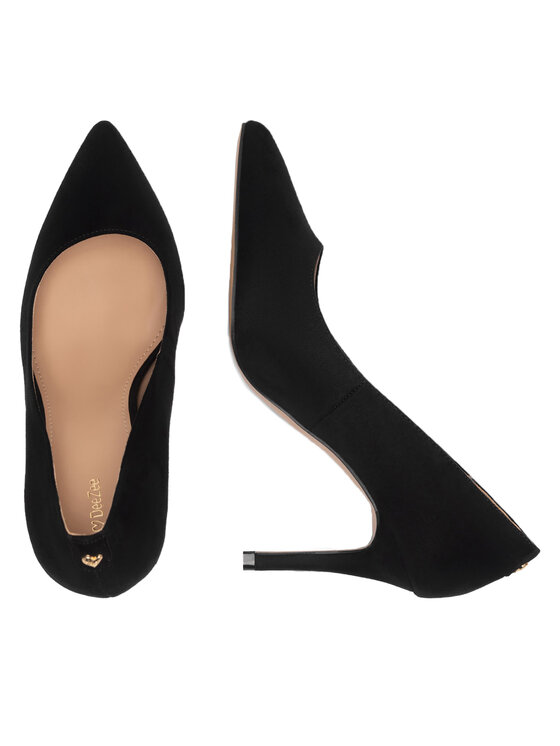 DeeZee DeeZee Pantofi cu toc subțire WYL3660-7 Negru