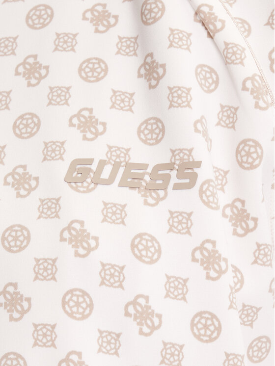 Guess Guess Bluză V5YQ03 KB212 Écru Regular Fit