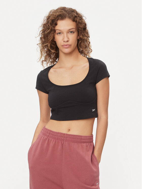 Reebok Reebok Футболка Classics Essentials HZ8109 Чорний Regular Fit