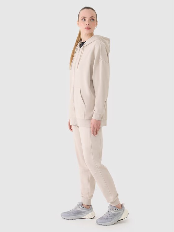 4F 4F Jogger nohavice 4FRSS25TTROF1398-83S Hnedá Regular Fit