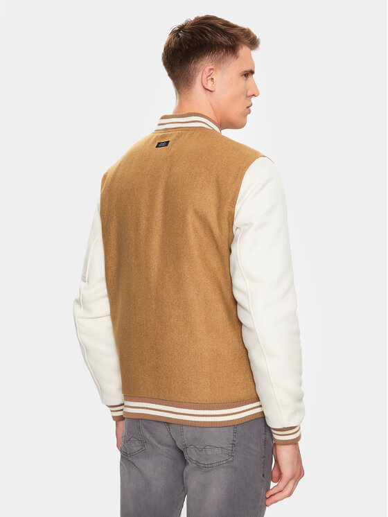 Blend Blend Kurtka bomber 20715276 Brązowy Regular Fit