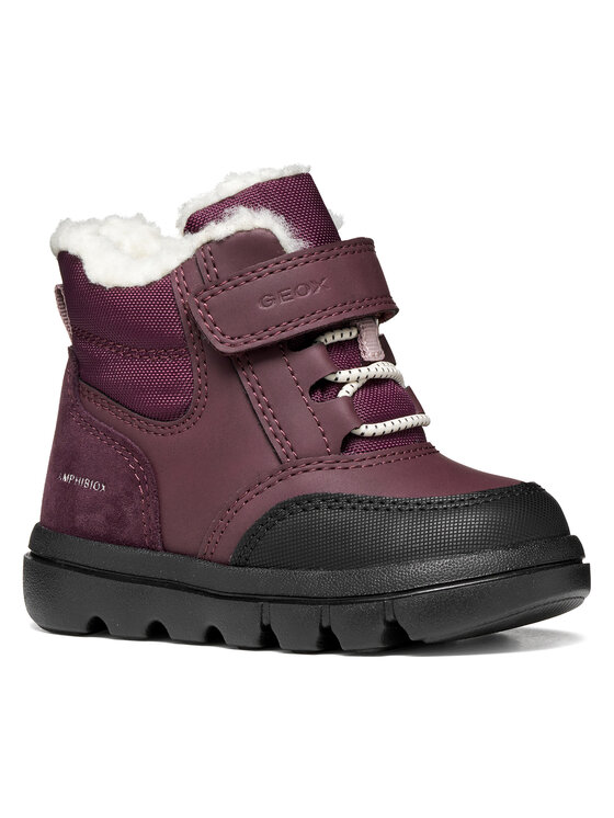 Geox Geox Schneeschuhe B Willaboom Girl B Abx B665AB 0ME22 C7016 S Dunkelrot