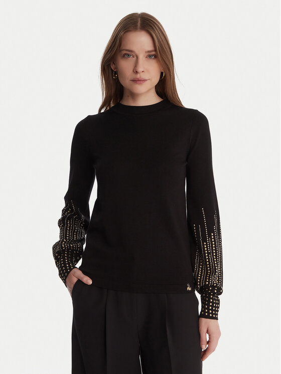 Artigli Sweter ACMA002879 Czarny Regular Fit