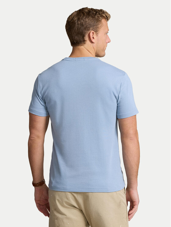Polo Ralph Lauren Polo Ralph Lauren T-Shirt 710740727080 Błękitny Slim Fit