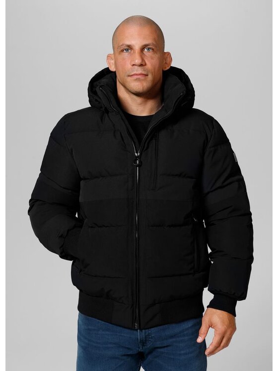 PITBULL PITBULL Kurtka zimowa PATTON Czarny Regular Fit