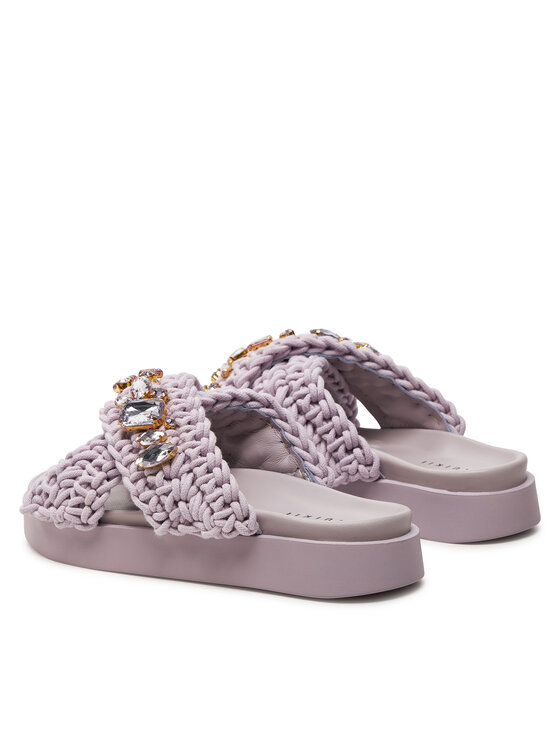Inuikii Inuikii Šľapky Woven Stones 70104-106 Fialová