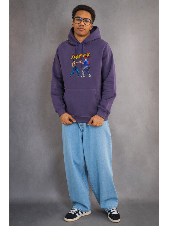 Kamuflage Kamuflage Bluza Endgame Fioletowy Oversize