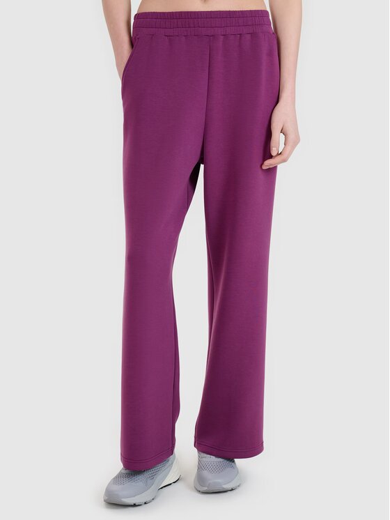 4F 4F Spodnie dresowe 4FWSS25TTROF1011-50S Fioletowy Oversize