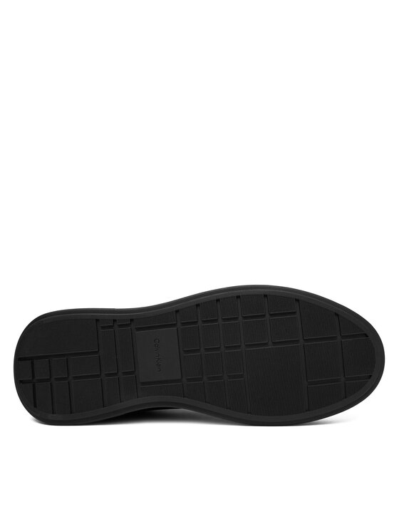 Calvin Klein Calvin Klein Sneakersy Chunky Cupsole Laceup Lth Wn YW0YW01947 Čierna