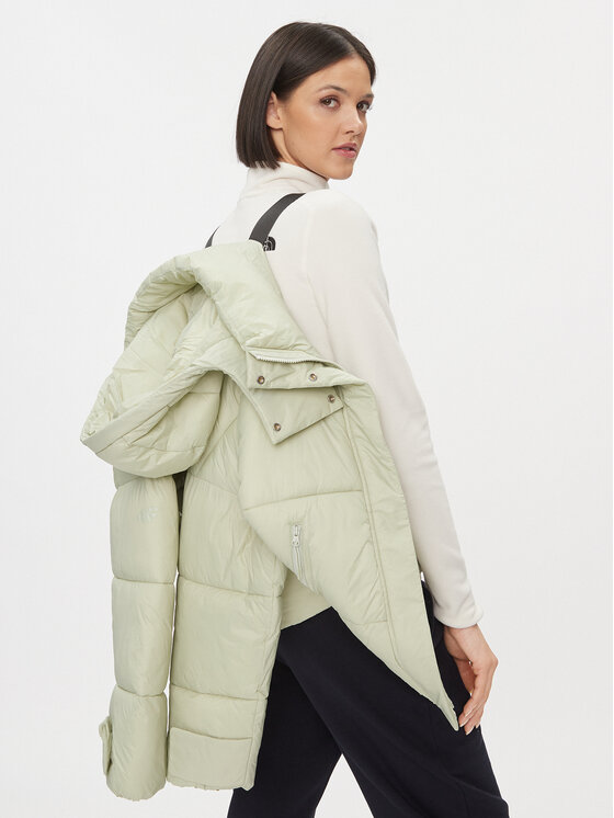 4F 4F Зимно яке 4FAW23TDJAF231 Зелен Regular Fit