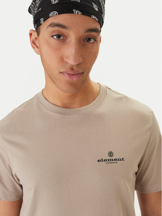 Element Element T-shirt Bigfoot Walking ELYZT00584 Beige Regular Fit
