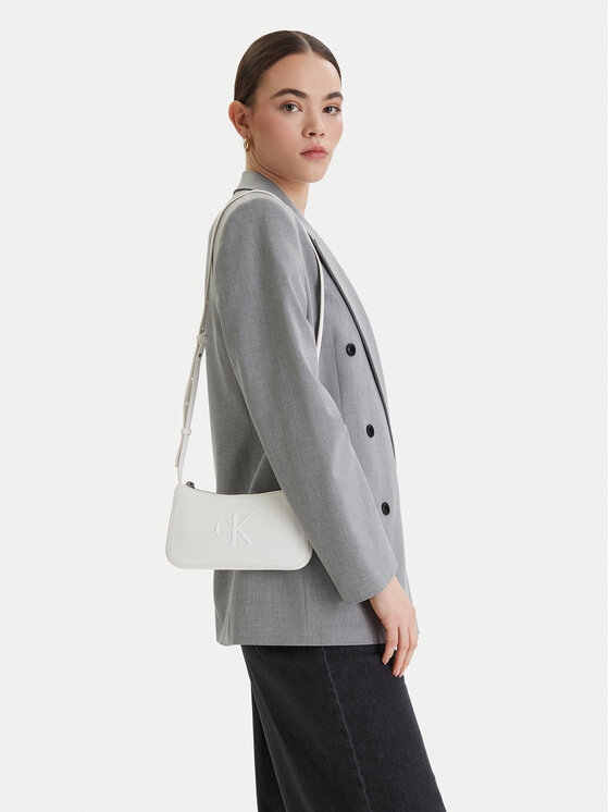 Calvin Klein Calvin Klein Дамска чанта Bold Ck Mini Bag LV04F1125G Бял