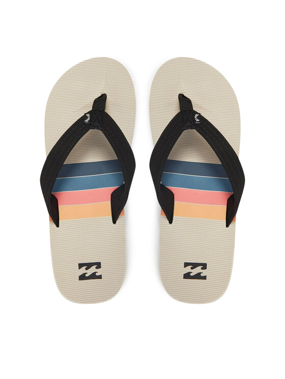 Billabong Męskie Japonki, rozmiar 46, Czarne, EBYL100019